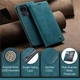 Чехол-книжка CaseMe из нубука для Xiaomi Mi 13 Lite Бирюзовый - изображение 7