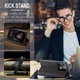 Чохол-книжка CaseMe із нубуку для Xiaomi Poco X6 5G Чорний - зображення 7