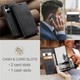 Чехол-книжка CaseMe из нубука для Xiaomi Redmi 13 Чёрный - изображение 9