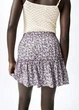 Спідниця - шорти Zara Skirt Womens Small Purple Floral Print Ruffle Tapered Flare Skirt S Квітковий принт (13155) - изображение 7