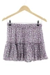 Спідниця - шорти Zara Skirt Womens Small Purple Floral Print Ruffle Tapered Flare Skirt S Квітковий принт (13155) - изображение 8