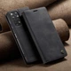 Чохол-книжка CaseMe із нубуку для Xiaomi Redmi Note 11/11s Чорний - зображення 2