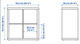 Стелаж IKEA KALLAX 77х77 см Чорно-коричневий (602.758.12) - зображення 7
