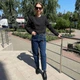 Джинсы МОМ женские свободные без стрейча 30 синие - изображение 4