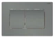 Панель змиву KOER KT-0602-07 240x160x10mm пластикова, кнопка квадратна (колір графіт) (KR5183) - зображення 5