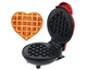 Вафельниця у формі серця Mini Waffle Maker з антипригарним покриттям - зображення 1