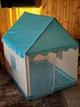 Дитячий ігровий намет-замок з металевим каркасом 130×120×100 см складний рожевий, блакитний - зображення 4