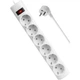 Сетевой фильтр удлинитель Defender DFS 151 1.8м 6 розеток White (994890) - изображение 5