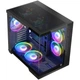 Игровой корпус для ПК с A-RGB подсветкой и закаленным стеклом, Midi-Tower, серый - изображение 7