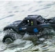 Радіокерована машинка-амфібія JJRC Q156 (1:16) для суші та води Чорний з синім - зображення 9