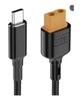 Быстрый зарядный кабель Type-C-XT60 50см - изображение 3