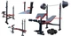 Лава для жиму RN-Sport ReadMeBlack + 4 грифи, 100 кг дисків - изображение 2