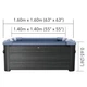 Джакузі садове MSpa Sapphire 160 см х 65 см 6-місне - изображение 11