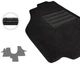 Текстильные коврики Pro-Eco Black для Volkswagen Transporter / Caravelle / Multivan (T5-T6)(1 ряд - 1+1)(4 клипсы)(1 ряд) 2003→ (PE 4090148) - изображение 1