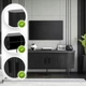 Тумба под телевизор MEBEL ELITE TRISH 120 см Черный ME.TRISH/CZ/RTV120 - изображение 3