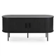 Тумба под телевизор MEBEL ELITE TRISH 120 см Черный ME.TRISH/CZ/RTV120 - изображение 8