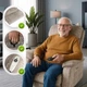 Розкладне масажне крісло MEBEL ELITE BRUCE, Бежевий / велюр ME.BRUCE/BZ/V/FW - зображення 2