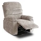 Розкладне масажне крісло MEBEL ELITE BRUCE, Бежевий / велюр ME.BRUCE/BZ/V/FW - зображення 5