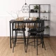 Барный стул MEBEL ELITE JERRY, Ротанг черный ME.JERRY/CZ/CZ/RT/H - изображение 2