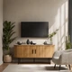 Тумба под телевизор MEBEL ELITE TRISH 120 см Дуб ME.TRISH/D/RTV120 - изображение 2