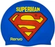 Детская шапочка для плавания Renvo Kuttara Superman JR OSFM Синяя (1SC200-0408) - изображение 1