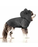 Куртка пальто з овчини для собак з капюшоном Milk&Pepper Elliot Hoodie сірий, Розмір 38L (177238L) - зображення 3