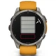 Спортивний годинник GARMIN Fenix 8 47mm AMOLED Sapphire Graphite DLC Titanium with Spark Orange Silicone Band - зображення 3