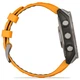 Спортивний годинник GARMIN Fenix 8 47mm AMOLED Sapphire Graphite DLC Titanium with Spark Orange Silicone Band - зображення 10