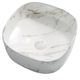 Раковина накладная Mixxus Premium DIVERSE-0104 MARBLE 370х370х135mm (MP6537) - изображение 2