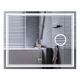Зеркало Mixxus Premium QUADRO MR20-100x80 с Led Touch, Anti-fog, димером, регулятором яркости, линзой (MP6623) - изображение 1