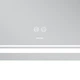 Дзеркало Mixxus Premium QUADRO MR20-120x80 з Led Touch, Anti-fog, димером, регулятором яскравості, лінзою (MP6624) - изображение 2