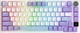 Клавіатура бездротова Ajazz AK820 Pro Gift Switch Purple (AK820PROGPWB) Фіолетовий - изображение 2