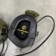 Навушники тактичні Earmor M32X Mark3, активні, з кріпленням на шолом і знімним мікрофоном, колір Олива (243816) - зображення 5