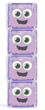 Kostki sensoryczne świecące w wodzie Glo Pals Light Up Cubes Lumi Fioletowe (0850016823106) - obraz 3
