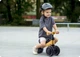 Біговел дитячий триколісний Ricokids помаранчево-чорний - зображення 7