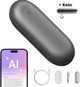 Комплект PLAUD Pin AI з Chat GPT (Black 01) + Кейс для зберігання (Silver 02) 10х19х4 см - изображение 1
