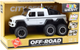Іграшка LEAN Toys Позашляховик з фрикційним приводом світлом і звуками 6 x 6 1:16 Білий перламутровий 22974 (5905991053231) - зображення 1