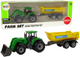 Traktor LEAN Toys Pojazd rolniczy z przyczepką D Zielony 14826 (5905515352918) - obraz 2