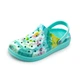 Женские шлепанцы сабо Joybees Varsity Clog Aqua Washed Tie Dye, размер 42.5 (US W11/M9) стелька 27,8см (бирюза) - изображение 3