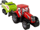 Zabawka LEAN Toys Ciągnik rolniczy z siewnikiem z napędem frykcyjnym Czerwono-zielony 14838 (5905515353038) - obraz 7