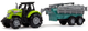 Zabawka LEAN Toys Farma Traktor rolniczy z opryskiwaczem z dźwiękiem Zielony 11108 (5905214974084) - obraz 3