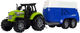 Zabawka LEAN Toys Farma Traktor z przyczepką dla konia z dźwiękiem Zielony 11107 (5905515354028) - obraz 3