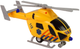 Zabawka LEAN Toys Helikopter ratunkowy Ambulans ze światłami dźwiękiem i śmigłami Żółty 13612 (5905515359504) - obraz 5