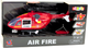 Zabawka LEAN Toys Helikopter straży pożarnej z hakiem I noszami oraz ze światłami i dźwiękami 1:12 21462 (5905991038580) - obraz 1