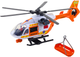 Zabawka LEAN Toys Helikopter ratunkowy z hakiem i noszami oraz ze światłami i dźwiękami 1:14 21461 (5905991038573) - obraz 3