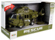 Zabawka LEAN Toys Helikopter wojskowy ratunkowy z hakiem oraz ze światłami i dźwiękami 1:16 7386 (5908275998990) - obraz 1