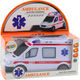 Іграшка LEAN Toys Карета швидкої допомоги на батарейках зі світлом та звуками Біла 24776 (5905991058267) - зображення 1