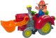 Zabawka LEAN Toys Interaktywny traktor koparka na baterie z muzyką i światłami 12089 (5904665997956) - obraz 3