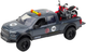 Zabawka LEAN Toys Samochód pickup z motocyklem światłami i dźwiękami 1:12 Szary 24713 (5905991057635) - obraz 3