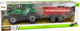 Zabawka LEAN Toys Traktor z przyczepą z napędem frykcyjnym Zielono-czerwony 14834 (5905515352994) - obraz 1